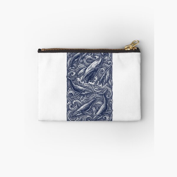 Item preview, Vintage Whales in Ocean Waves Nautical Art designed and sold by AdyKurniawan.