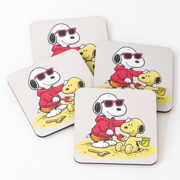 Item preview, Snoopy Woodstock Beach Summer Peanuts Friends designed and sold by LysiTHWIP.