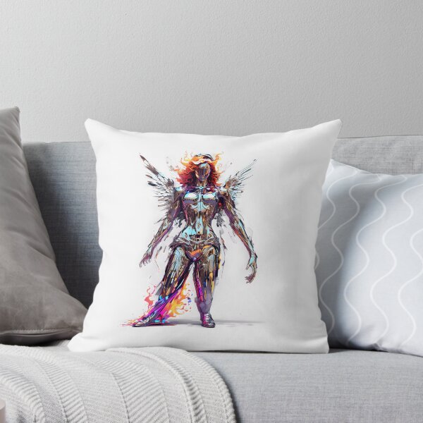 Item preview, Chrome Angel Glitch Flames designed and sold by nndgraphics.