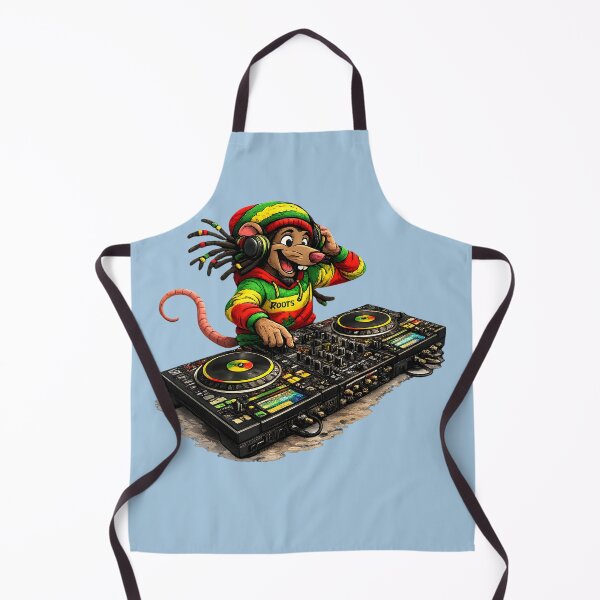Item preview, Rasta DJ Mouse Cartoon designed and sold by digitalbob60.