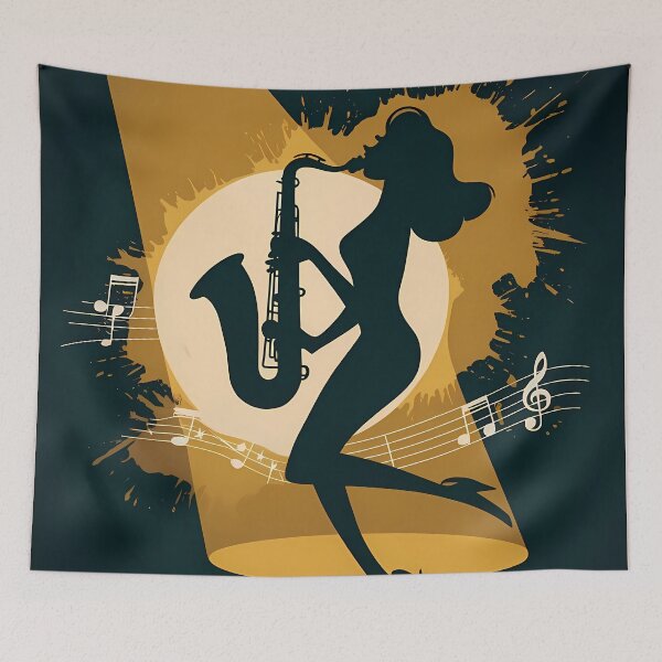 Artikelvorschau, Jazz-Saxophonist – Internationaler Jazztag entworfen und verkauft von Art-Arcade6.