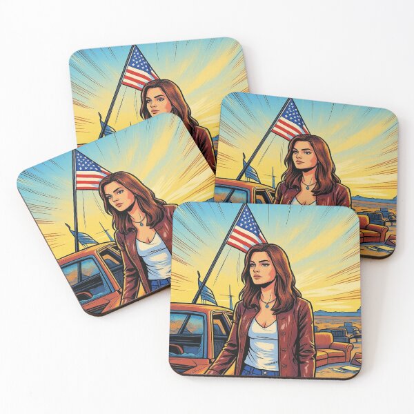 Item preview, Lederbraun Letzter der Amerikanische Mädchen designed and sold by pjd94.