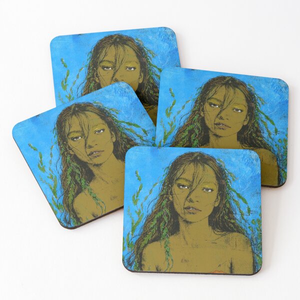 Item preview, Tropical Mermaid designed and sold by ElvisSantanaArt.