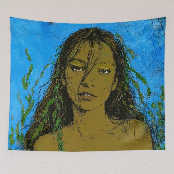 Item preview, Tropical Mermaid designed and sold by ElvisSantanaArt.