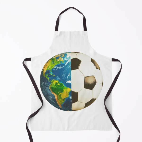 Item preview, World Soccer Ball Art — Earth Football Globe The Worlds Game Print designed and sold by icemanphotos.