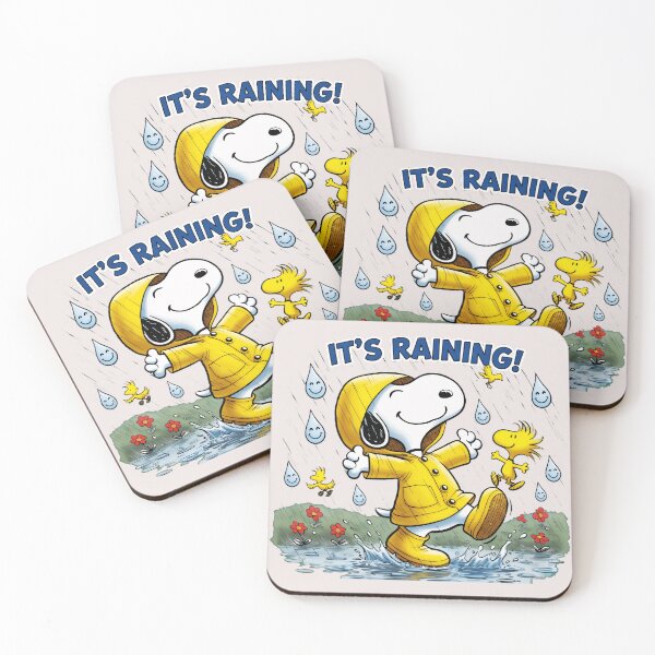 Item preview, Snoopy It's Raining Peanuts Rainy Day Fan designed and sold by LysiTHWIP.
