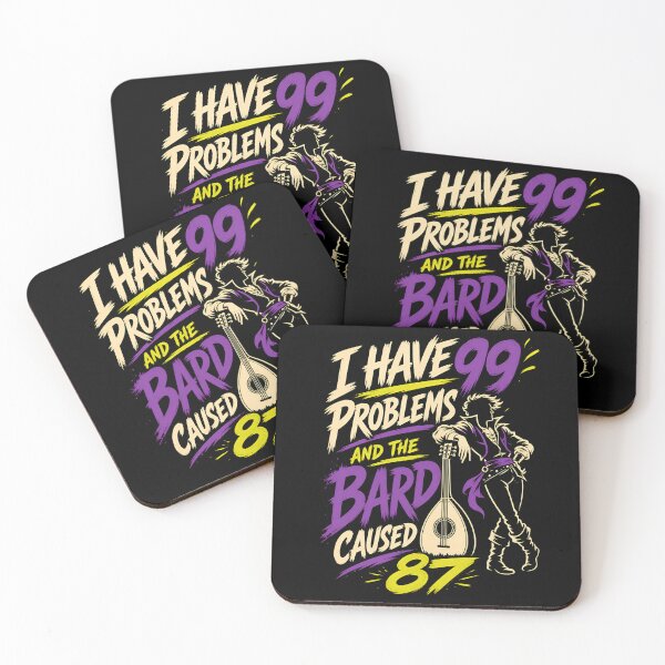 Item preview, I Have 99 Problems And The Bard Caused 87 Funny Art designed and sold by Fenay Designs.