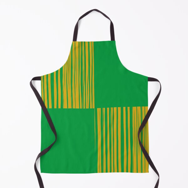 Item preview, Abstract hand drawn vertical stripe pattern in mustard yellow and transparent minimalist geometric background designed and sold by Longsilp.