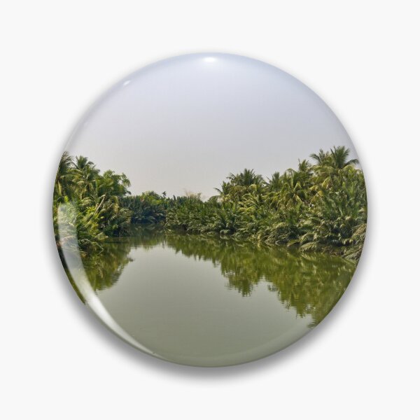 Item preview, A peaceful canal nestled in dense vegetation designed and sold by franck380.