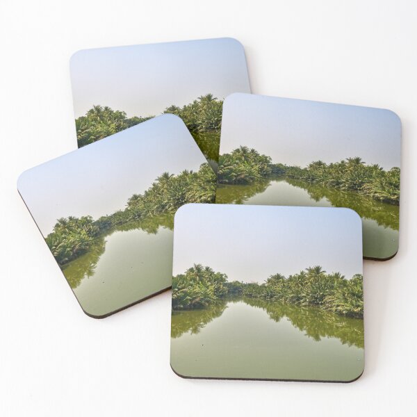 Item preview, A peaceful canal nestled in dense vegetation designed and sold by franck380.