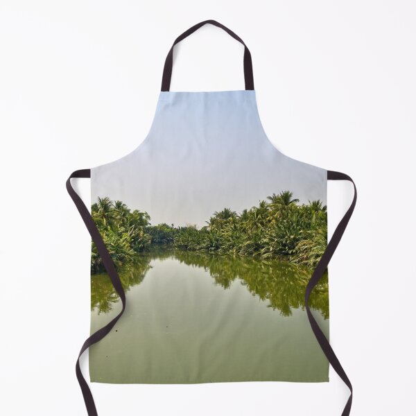 Item preview, A peaceful canal nestled in dense vegetation designed and sold by franck380.