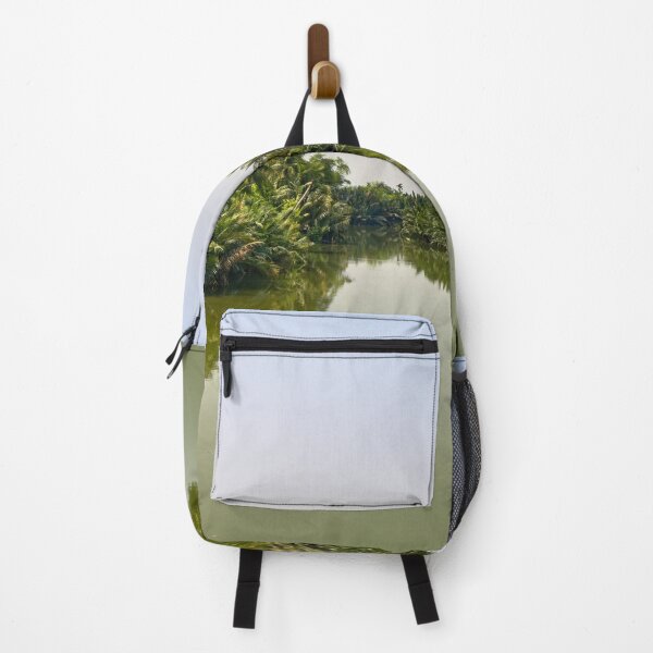 Item preview, A peaceful canal nestled in dense vegetation designed and sold by franck380.
