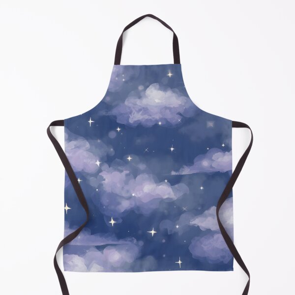Item preview, Starry Night Sky Clouds Dreamy Watercolor Art designed and sold by Luna-Flow.
