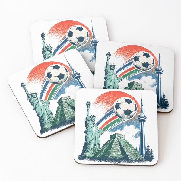 Item preview, World Soccer Landmarks Vintage Football Design | USA Canada Mexico 2026 designed and sold by Ikbel Studio.
