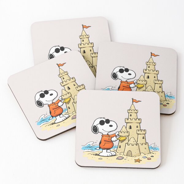Item preview, Snoopy Sandcastle Beach Summer Vacation designed and sold by LysiTHWIP.