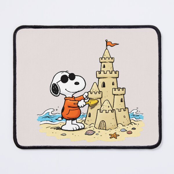 Item preview, Snoopy Sandcastle Beach Summer Vacation designed and sold by LysiTHWIP.