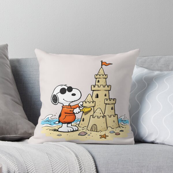 Item preview, Snoopy Sandcastle Beach Summer Vacation designed and sold by LysiTHWIP.