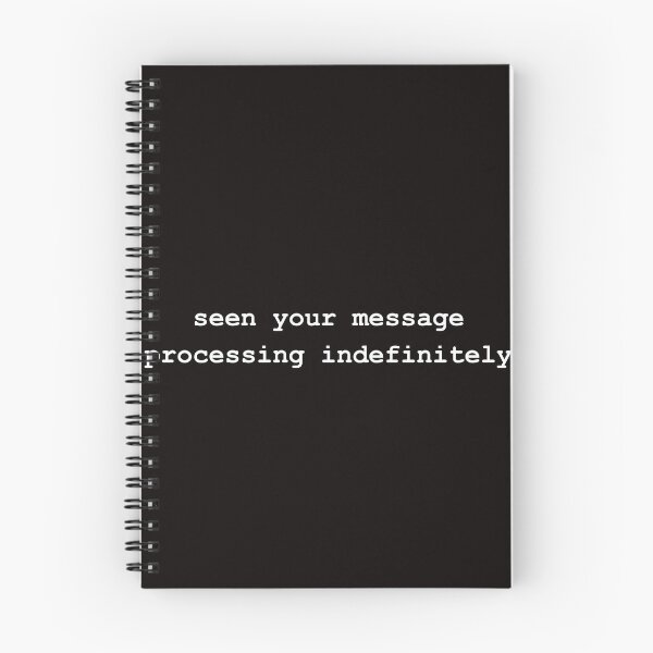 Item preview, Seen Your Message Processing Indefinitely Shirt – Quiet Introvert Humor Tee designed and sold by DAILYMOODWEAR..