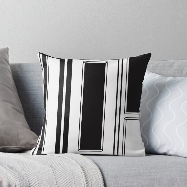 Item preview, Minimalist Black and White Geometric Rectangle Art designed and sold by Ailiida.
