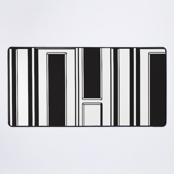 Item preview, Minimalist Black and White Geometric Rectangle Art designed and sold by Ailiida.