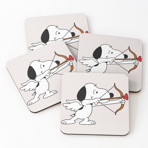 Item preview, Snoopy Cupido Cacahuetes Amor de San Valentín Perro designed and sold by LysiTHWIP.