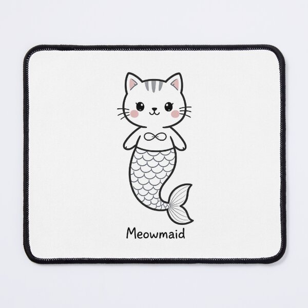 Item preview, Kawaii Meowmaid Cute Cat Mermaid designed and sold by jo-e-basta.