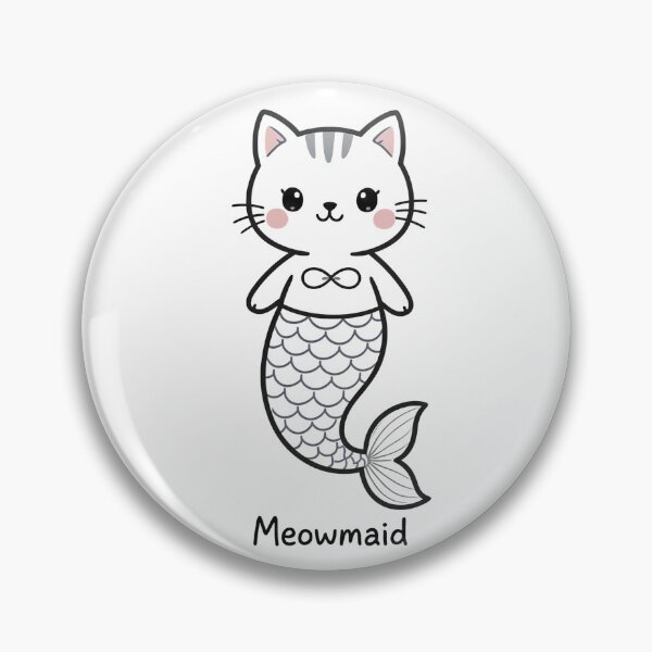 Item preview, Kawaii Meowmaid Cute Cat Mermaid designed and sold by jo-e-basta.
