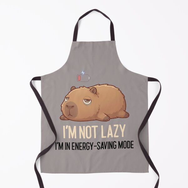 Item preview, Capybara Energy Saving Mode designed and sold by GlitchedTees.