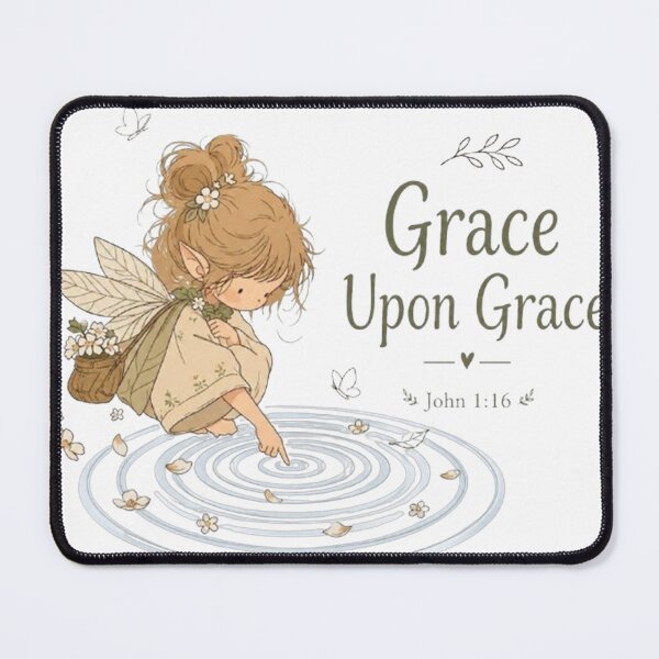 Item preview, Grace Upon Grace | Christian Fairy Sticker Design designed and sold by lindalifepeace.