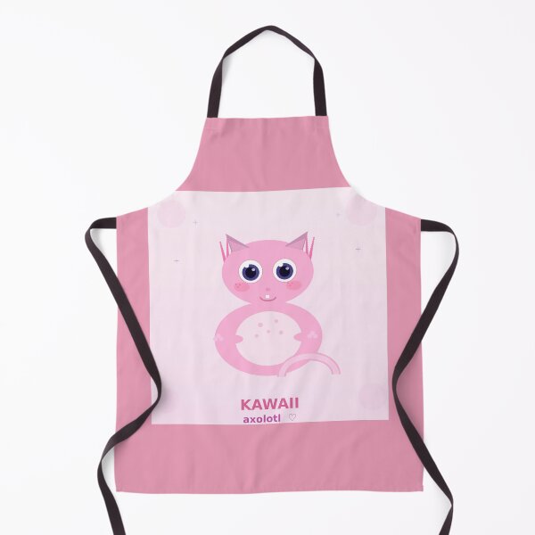 Item preview, Kawaii Axolotl — Cute Pastel Pink Sticker for Water Bottle Laptop designed and sold by Stekooo.