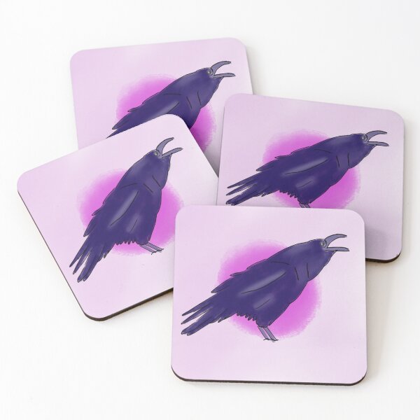 Item preview, Large raven in profile designed and sold by mousse-tache.