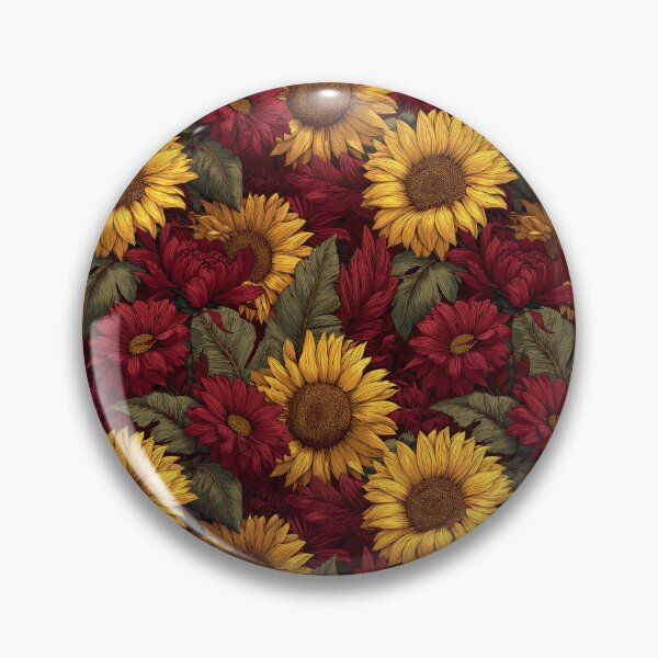 Item preview, Elegant Sunflower Print  - Flower Bouquet Pattern - Christmas Gift Ideas designed and sold by RoyalStarsPatts.