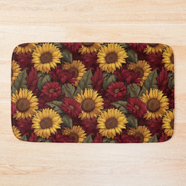 Item preview, Elegant Sunflower Print  - Flower Bouquet Pattern - Christmas Gift Ideas designed and sold by RoyalStarsPatts.