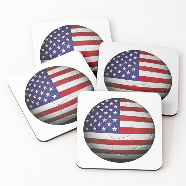 Item preview, USA flag football designed and sold by LiteratiOnline.