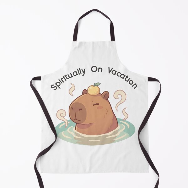 Item preview, Capybara Spiritually On Vacation designed and sold by GlitchedTees.