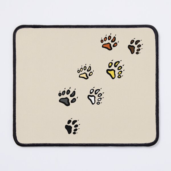 Item preview, Gay Bear Pride Flag Colors - Bear Tracks designed and sold by Travelslightly.