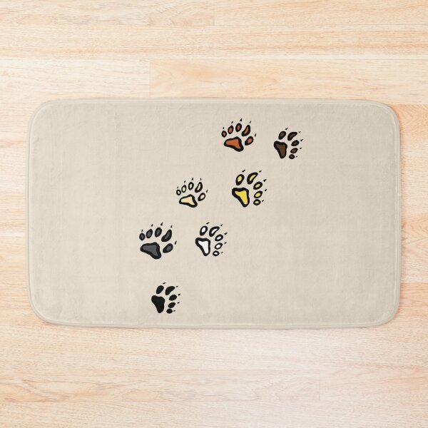 Item preview, Gay Bear Pride Flag Colors - Bear Tracks designed and sold by Travelslightly.
