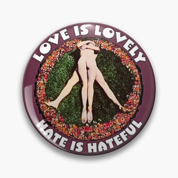 Item preview, Vintage Flower Power Love Is Lovely Graphic Art designed and sold by Psychedelic Shack.