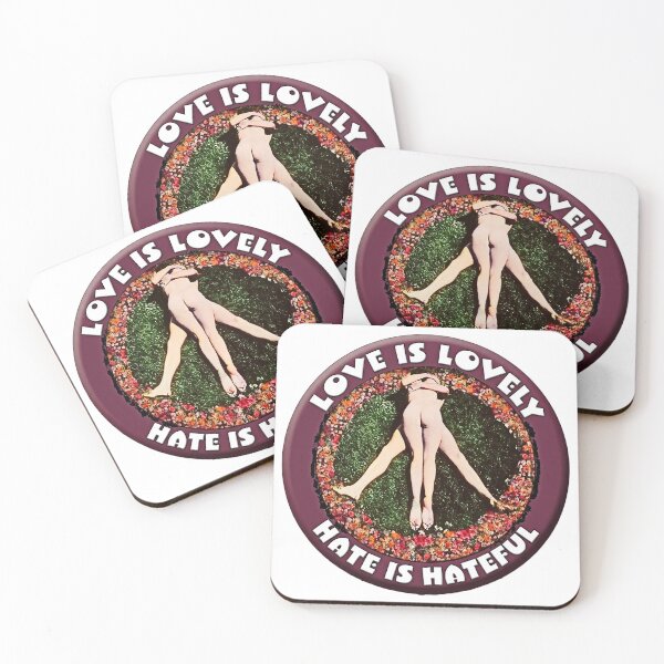 Item preview, Vintage Flower Power Love Is Lovely Graphic Art designed and sold by Psychedelic Shack.