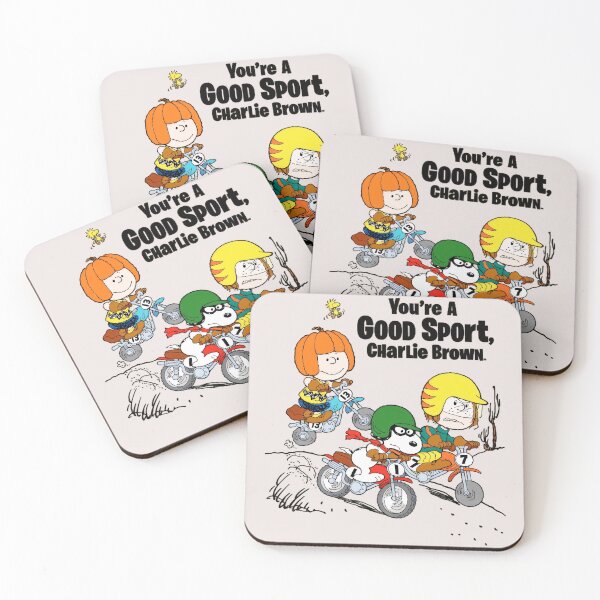 Item preview, You're A Good Sport, Charlie Brown Peanuts Dirt Bike Motocross Fan designed and sold by LysiTHWIP.