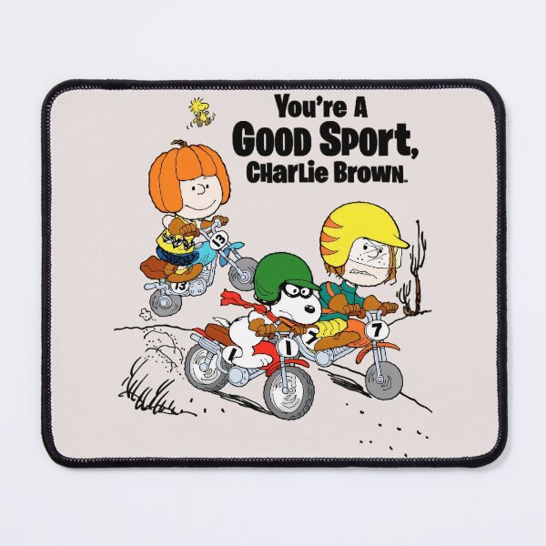 Item preview, You're A Good Sport, Charlie Brown Peanuts Dirt Bike Motocross Fan designed and sold by LysiTHWIP.