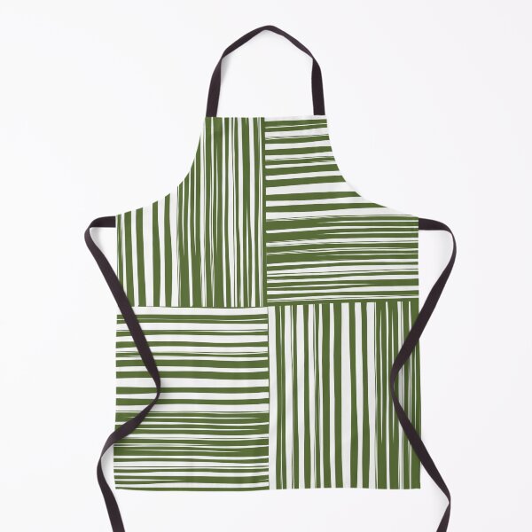 Item preview, Seamless Geometric Grid Stripe Pattern with Hand Drawn Olive Green Lines designed and sold by Longsilp.