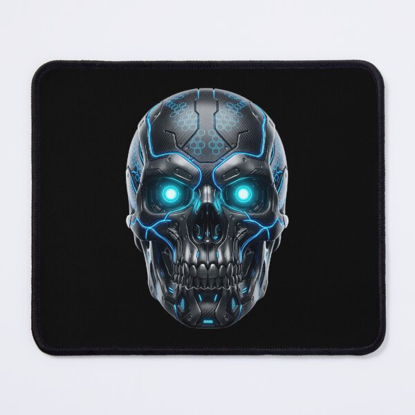 Item preview, Cyber Skull Neon Electric Techwear Art designed and sold by Global-Command.