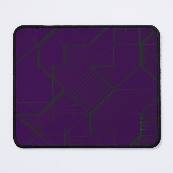 Item preview, Bold 3D Faceted Geometric Pattern Purple Neon Green designed and sold by IntelliMindDesigns.