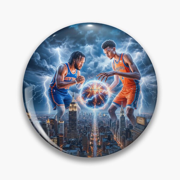 Item preview, Jalen Brunson Victor Wembanyama Basketball Titans designed and sold by Home Decor Art.