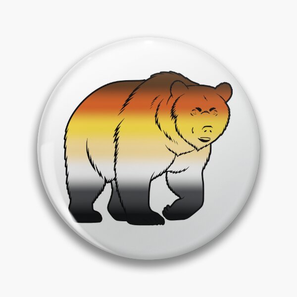 Item preview, Gay Bear Pride Flag Colors - Bear designed and sold by Travelslightly.