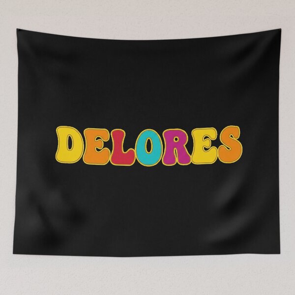 Item preview, ❤️ Delores Personalized Name Wavy Retro Shirt, Coffee Mug, Sticker Gift designed and sold by HelixPedia.