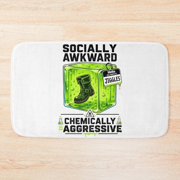 Item preview, Socially Awkward Chemically Aggressive Jiggles Slime Art designed and sold by Fenay Designs.