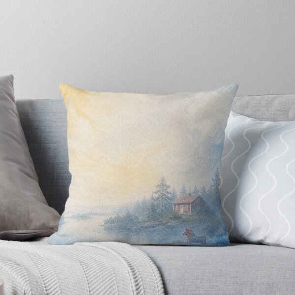 Item preview, Sweden Watercolor Travel Illustration designed and sold by AHOK-lab.