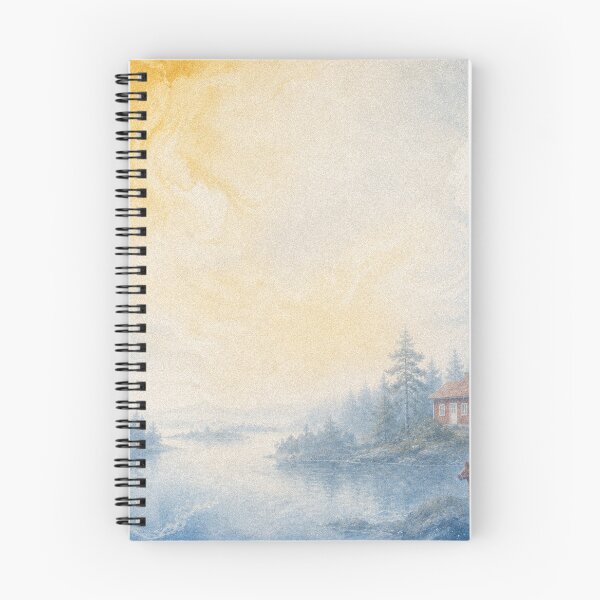Item preview, Sweden Watercolor Travel Illustration designed and sold by AHOK-lab.